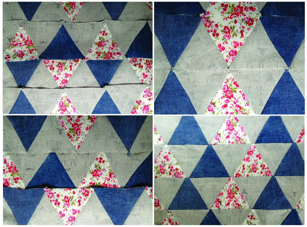 Triangle patchwork variations
