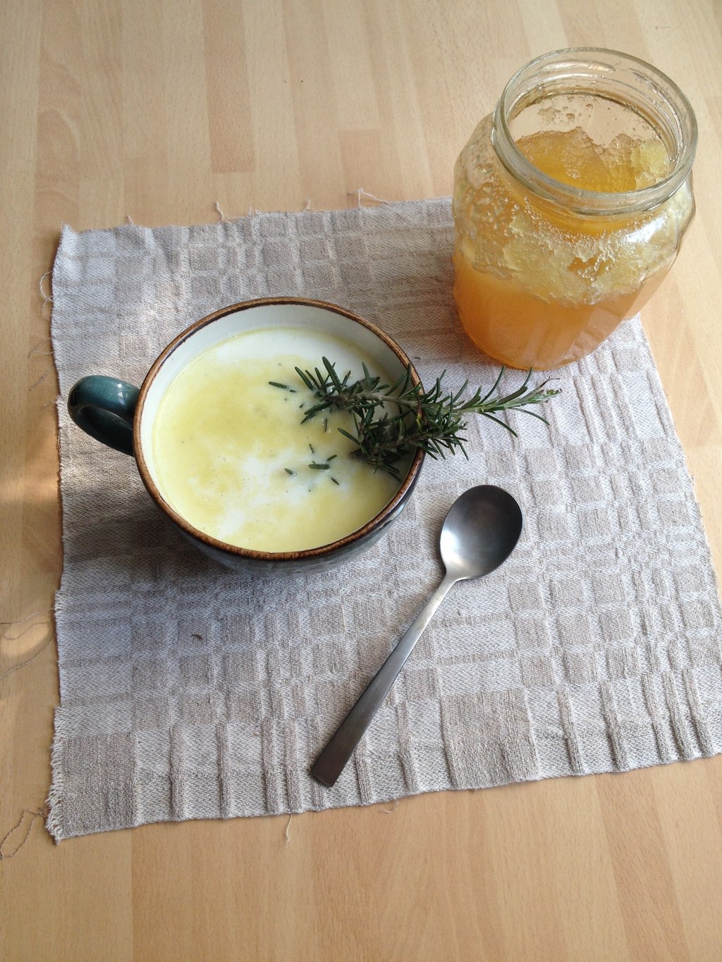 Rosemary milk for colds recipie