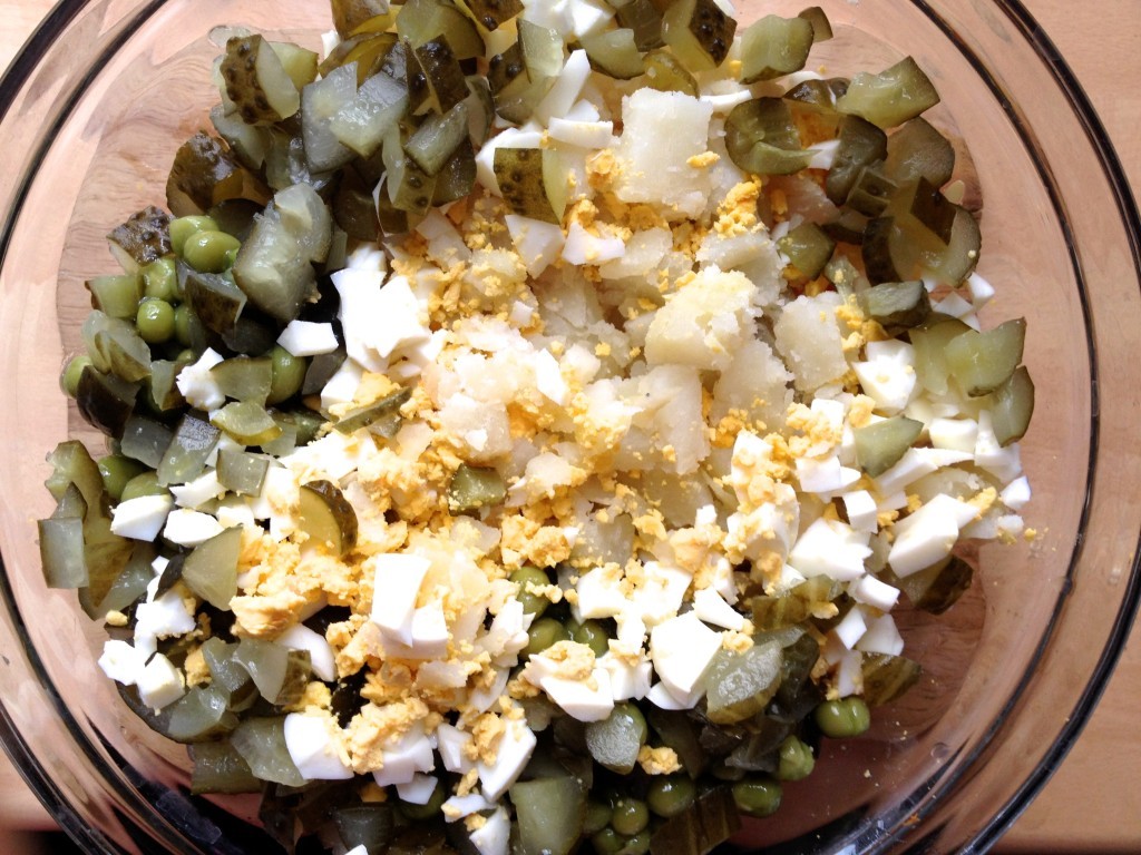 white lithuanian salad recipie