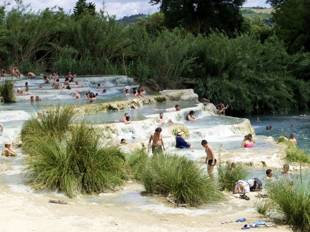 Thermal Springs in Saturnia, Italy
