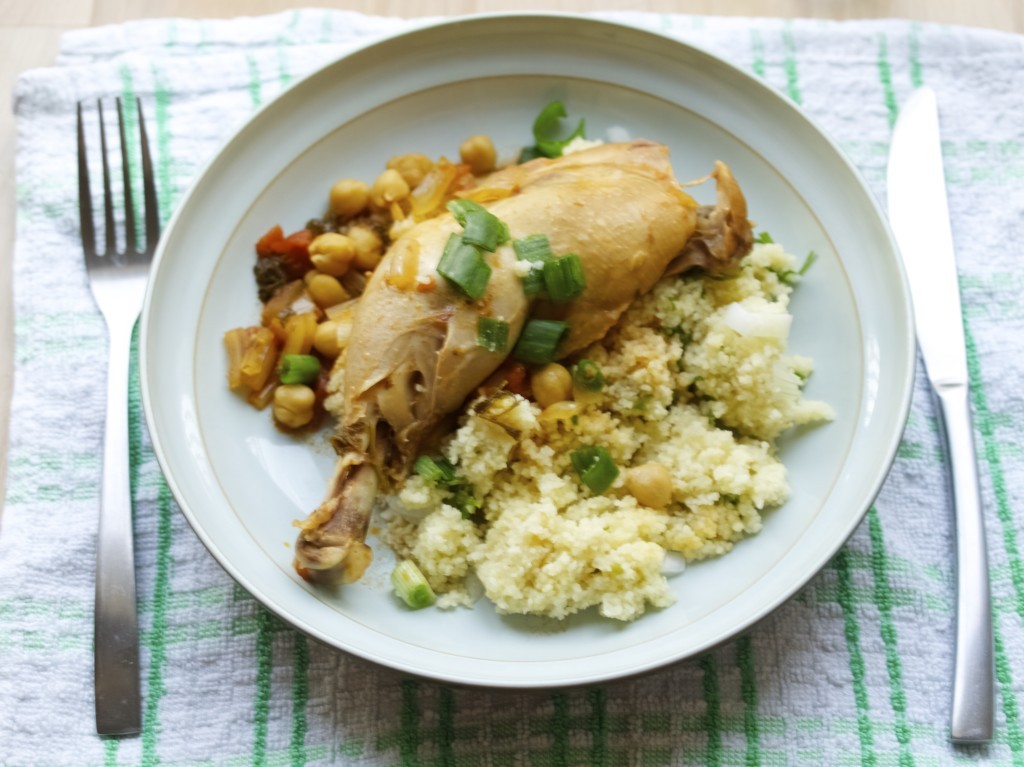 Slow cooker moroccan chicken 