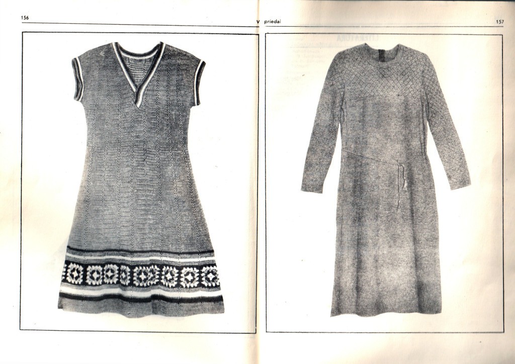 Good old days style knitted dresses