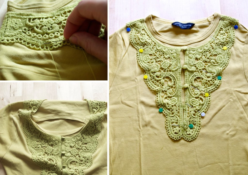 How to attach a lace insert
