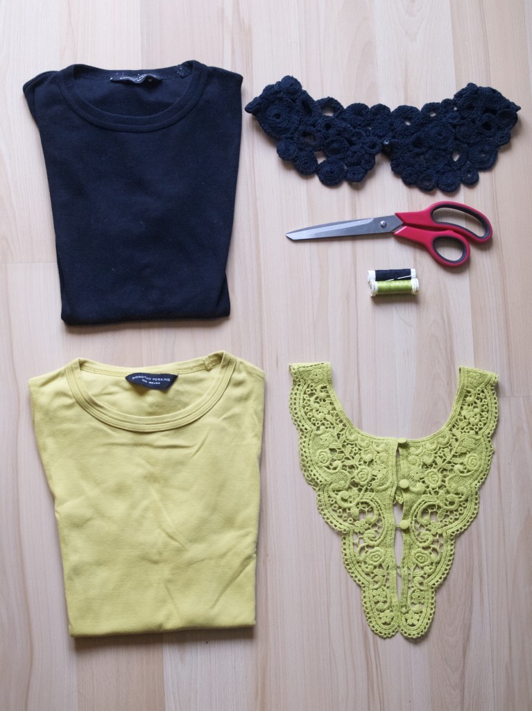 Things you will need to make a lace insert