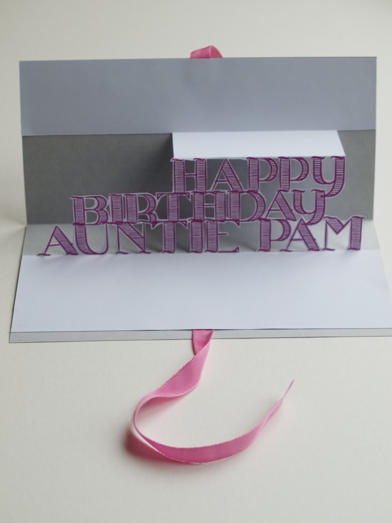 Say it in 3D: make a pop up greeting card