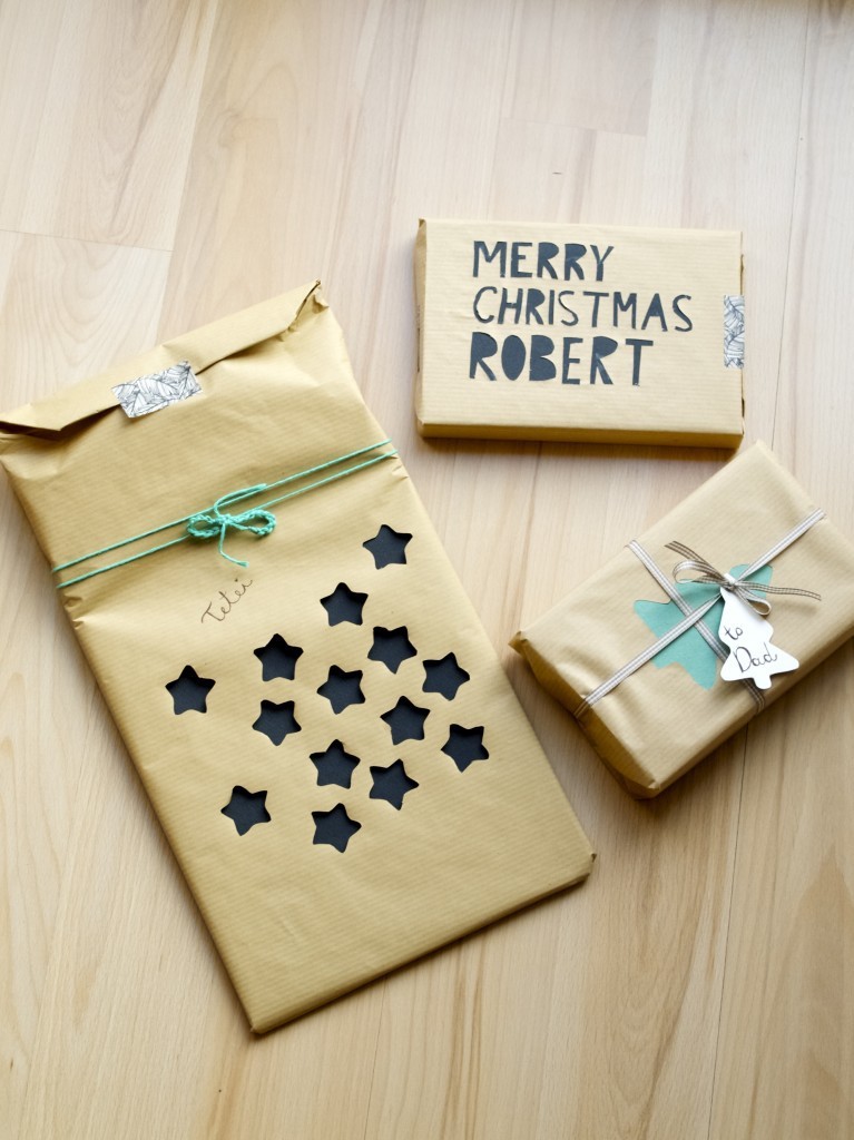 Cut-out paper layered gift packaging idea