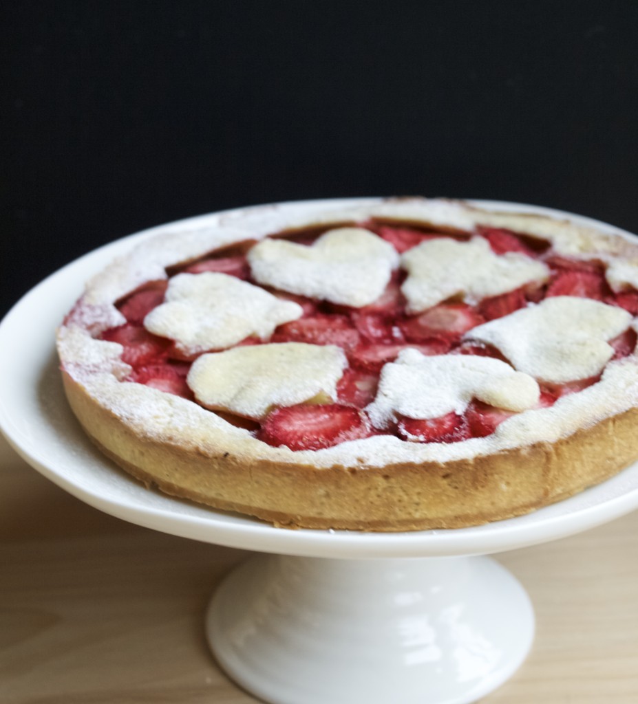 Valentine's day strawberry tart recipe