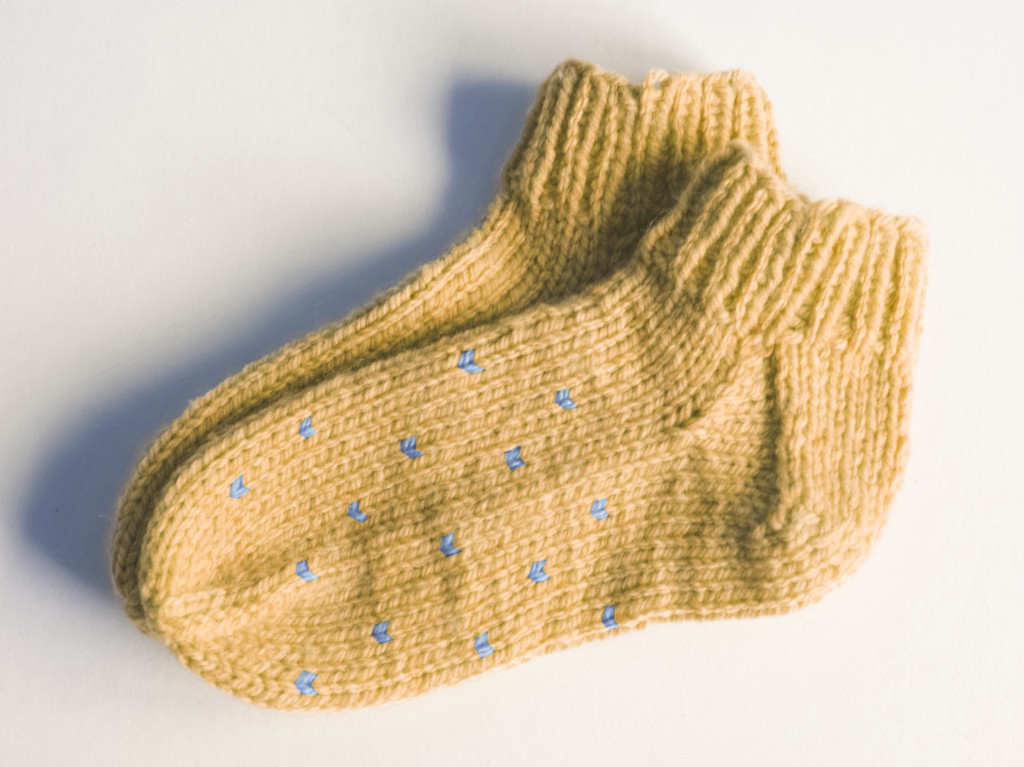 basic sock knitting