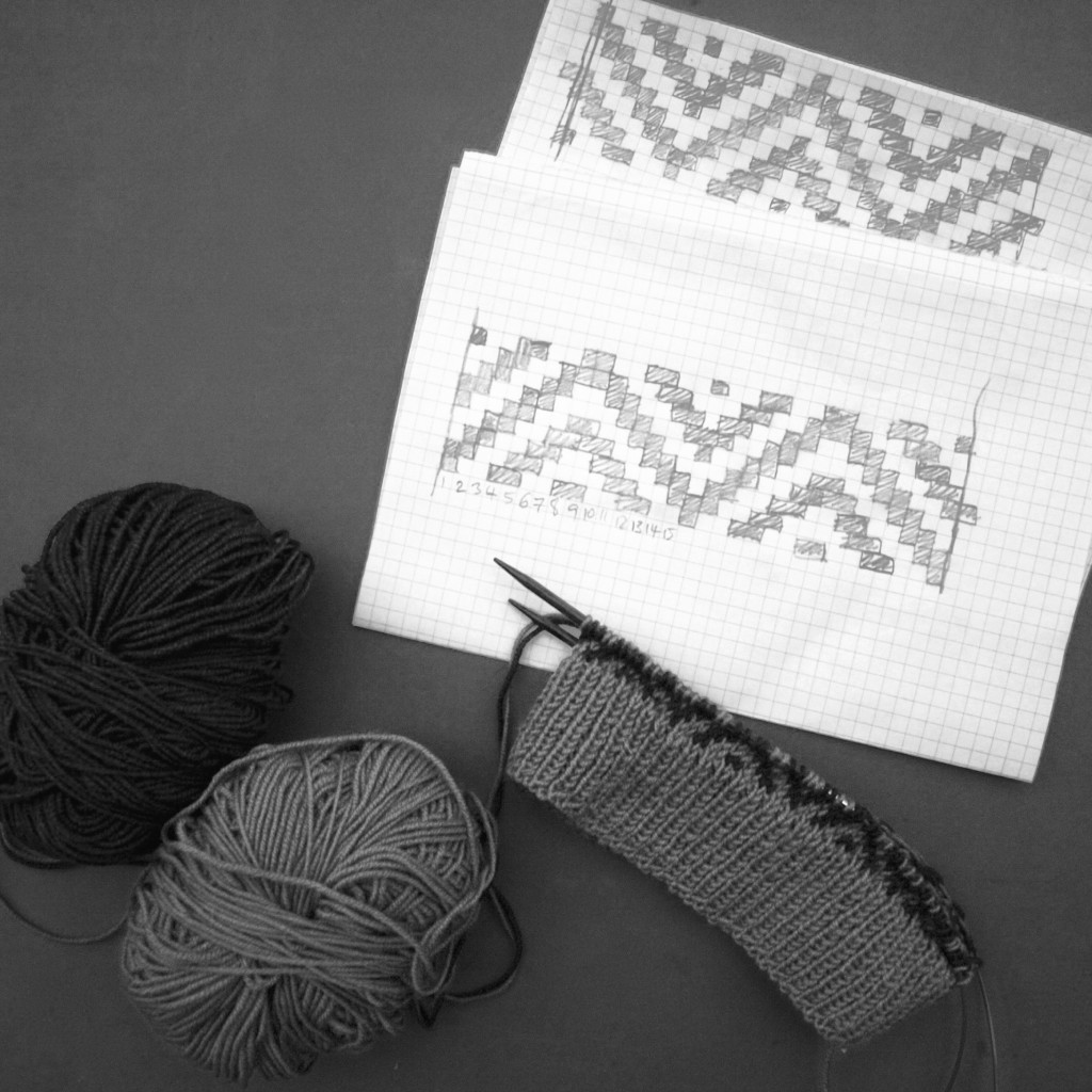 Chevron knitting pattern