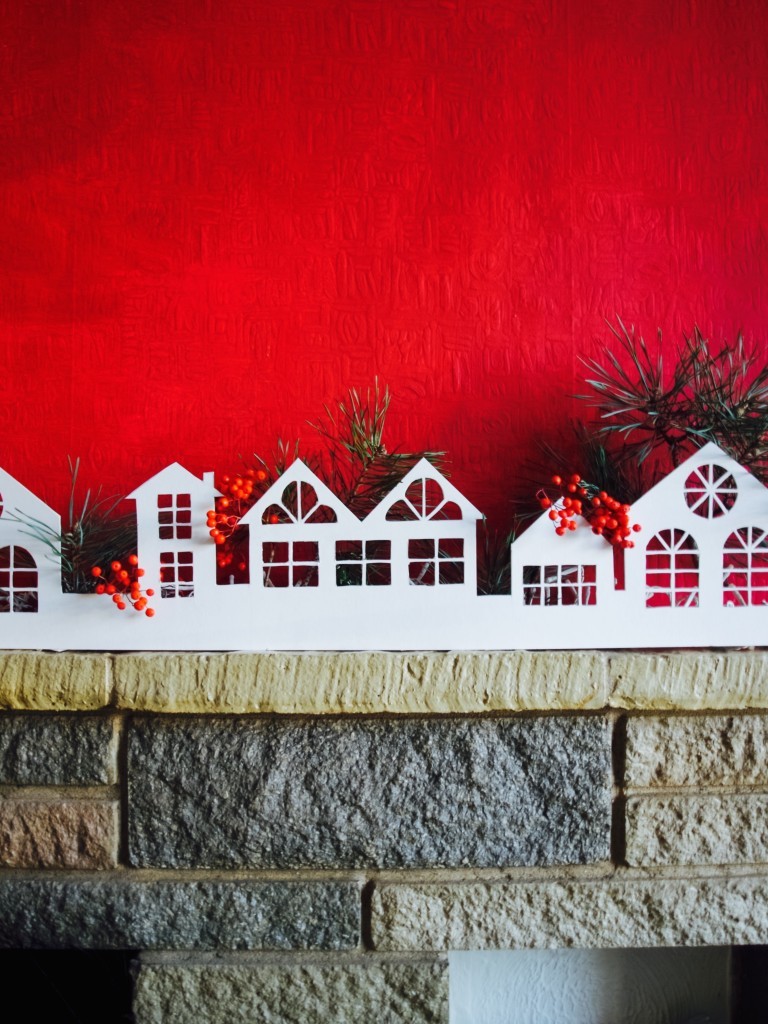Christmass village decoration