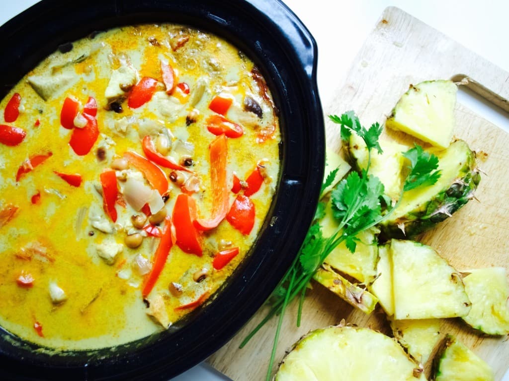Caribbean chicken curry with pineapple recipe