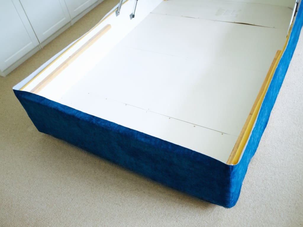 How we upholstered our bed