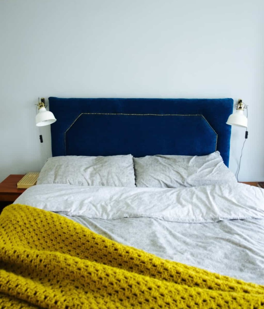 How we upholstered our bed