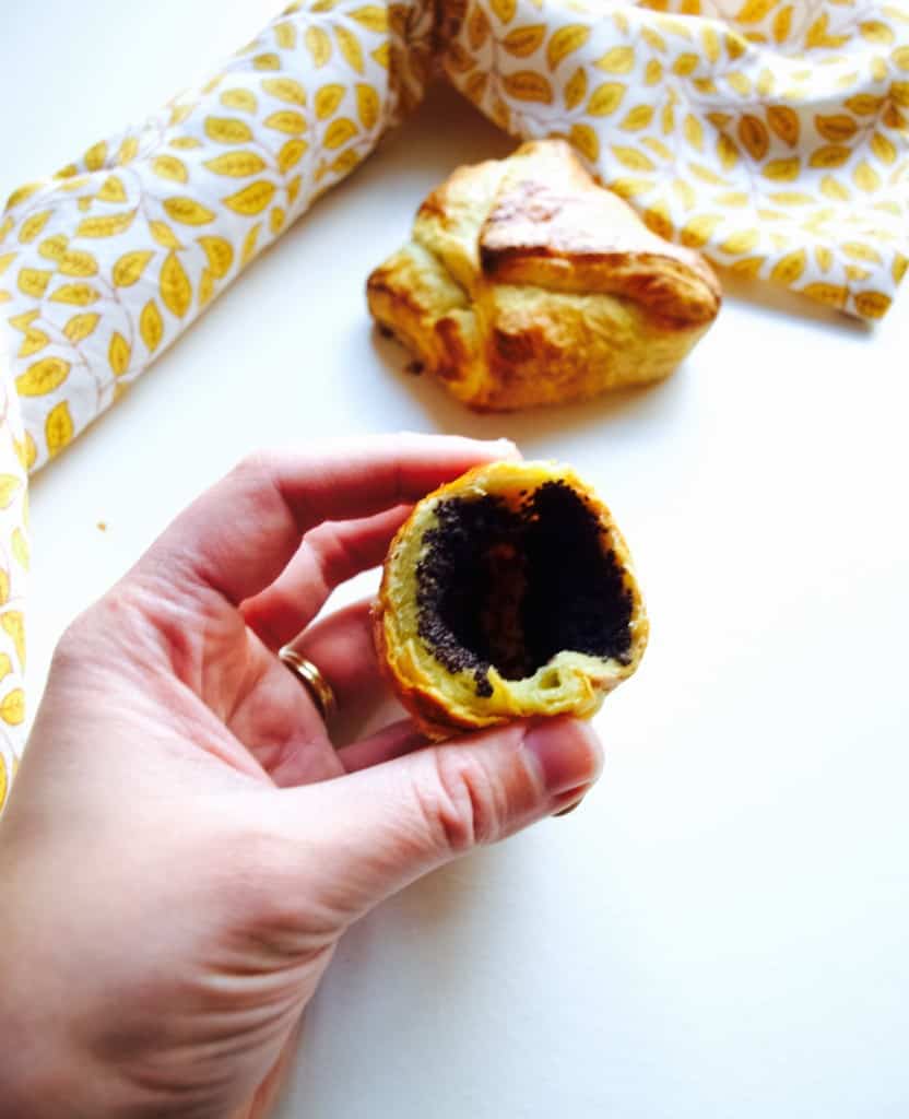 Croissants with poppy seed filling recipe 