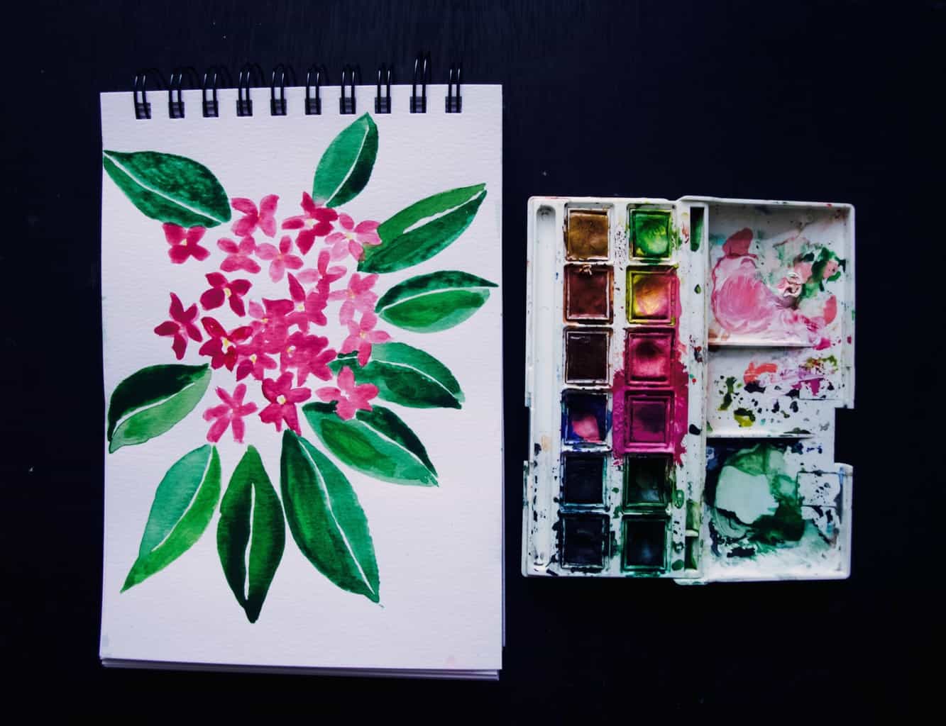 Watercolour challenge: inspired by jungle