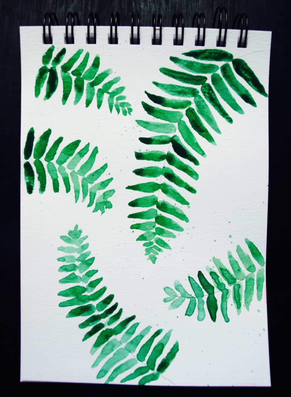 Watercolour challenge: inspired by jungle