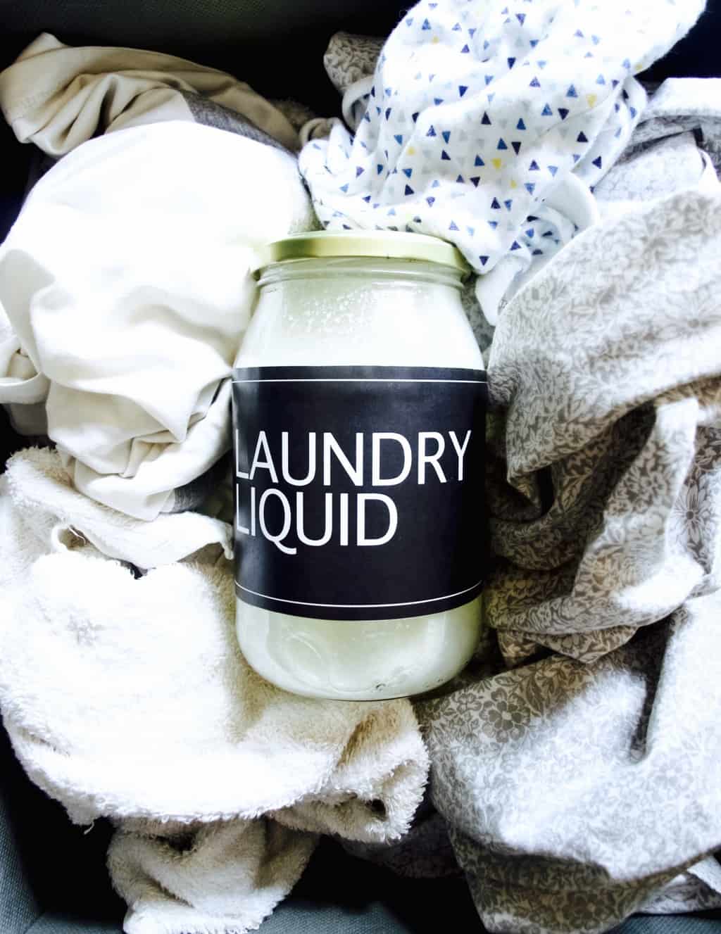 All natural laundry liquid recipe