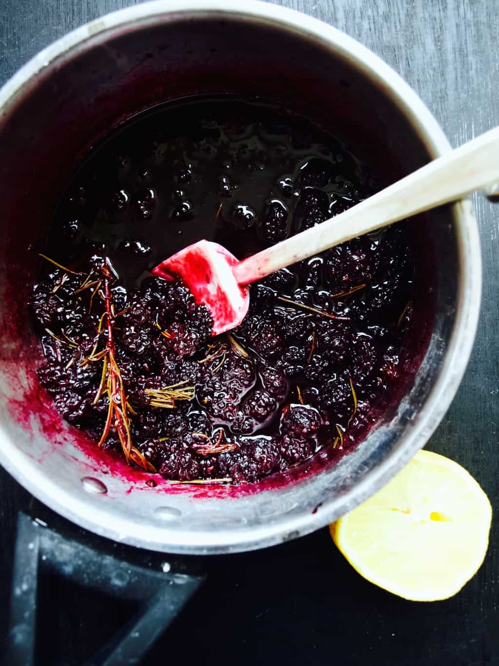 Herb infused jams + rosemary infused blackberry jam recipe